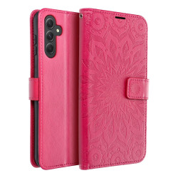 Viedtālruņa atveramais maciņš Samsung Galaxy A34 5G Mezzo Book Mandala Magenta