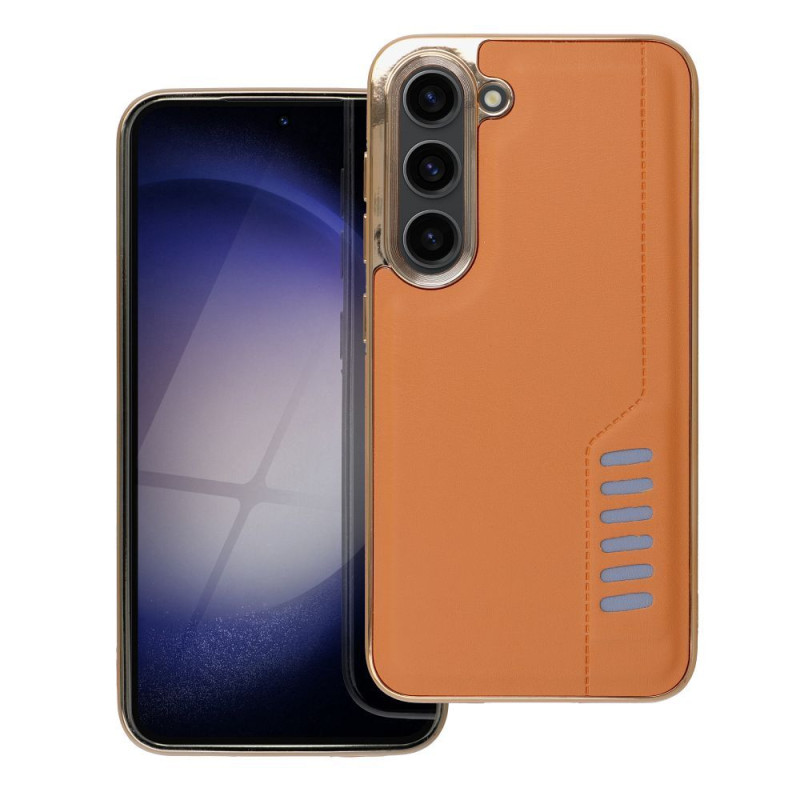 Viedtālruņa aizmugurējais vāciņš Samsung Galaxy A05S Milano case Brown