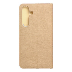Viedtālruņa atveramais maciņš Samsung Galaxy S24 Luna Gold