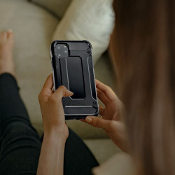 Viedtālruņa aizmugurējais vāciņš Samsung Galaxy A35 Galaxy A35 Melna