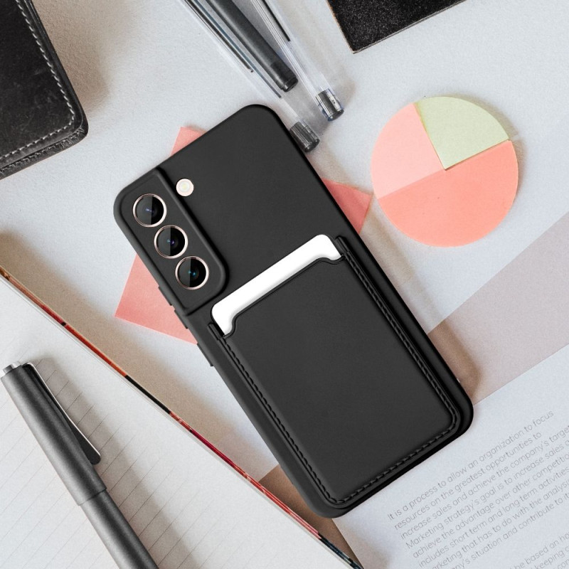 Viedtālruņa aizmugurējais vāciņš Samsung Galaxy A55 5G CARD Case Black