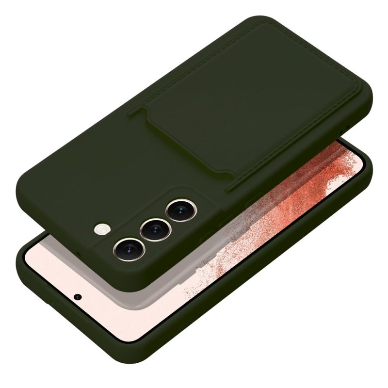 Viedtālruņa aizmugurējais vāciņš Samsung Galaxy A55 5G CARD Case Green
