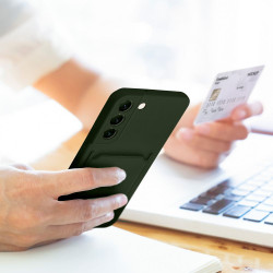 Viedtālruņa aizmugurējais vāciņš Samsung Galaxy A55 5G CARD Case Green