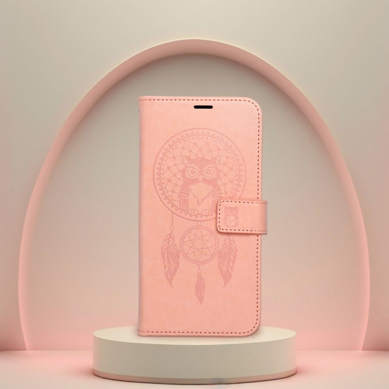 Viedtālruņa atveramais maciņš Xiaomi Redmi 13C Mezzo Book Dreamcatcher Pink