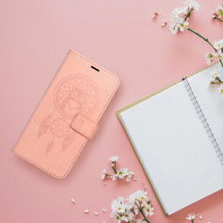 Viedtālruņa atveramais maciņš Samsung Galaxy A15 5G Mezzo Book Dreamcatcher Peach