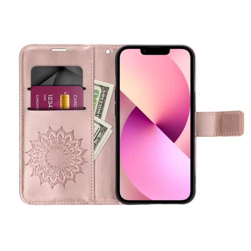 Viedtālruņa atveramais maciņš Samsung Galaxy A15 5G Mezzo Book Dreamcatcher Gold