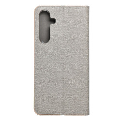 Viedtālruņa atveramais maciņš Samsung Galaxy A35 Luna Book Gold Silver