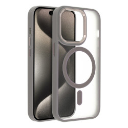 Viedtālruņa aizmugurējais vāciņš Apple iPhone 15 Pro Max Matte Mag Cover Natural Titanium