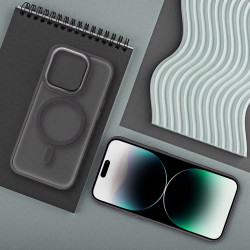 Viedtālruņa aizmugurējais vāciņš Apple iPhone 15 Pro Max Matte Mag Cover Natural Titanium