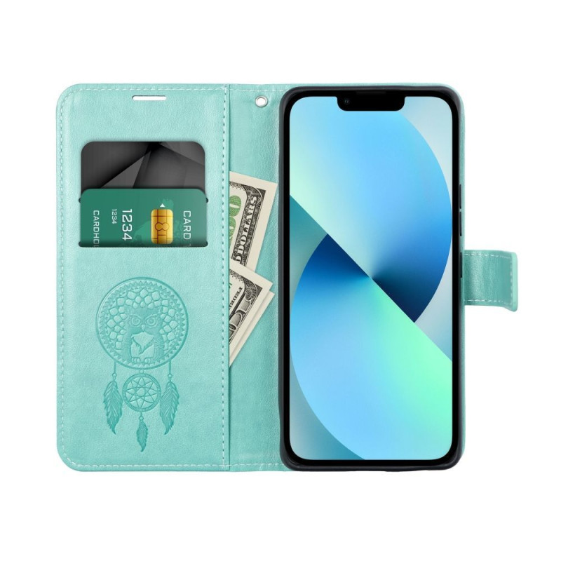 Viedtālruņa atveramais maciņš Xiaomi Redmi 12 4G Mezzo Book Dreamcatcher Green