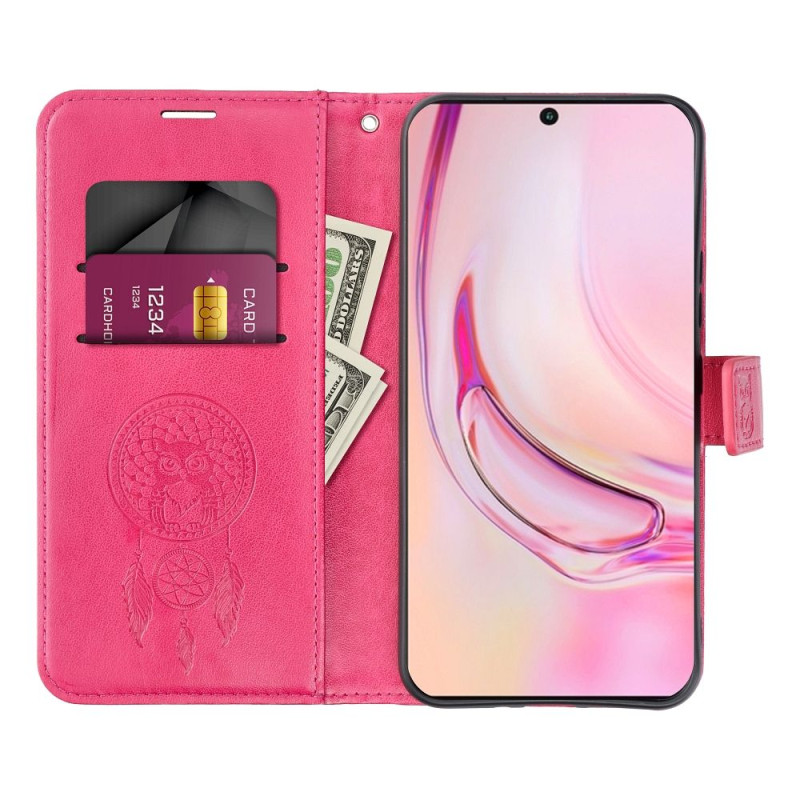 Viedtālruņa atveramais maciņš Samsung Galaxy A13 Mezzo Book Dreamcatcher Magenta