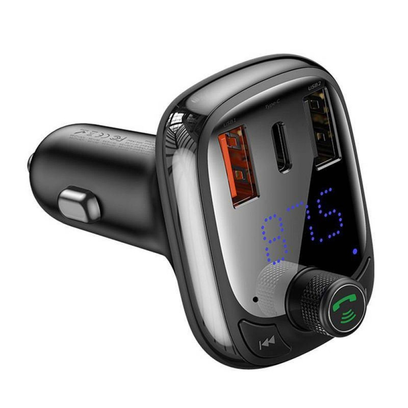 Universal Transmiter FM Bluetooth MP3with car charger 2 x USB + Type C 5A