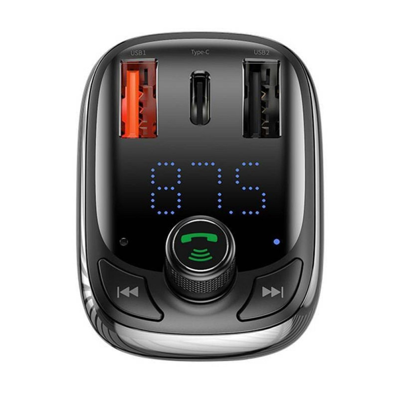 Universal Transmiter FM Bluetooth MP3with car charger 2 x USB + Type C 5A