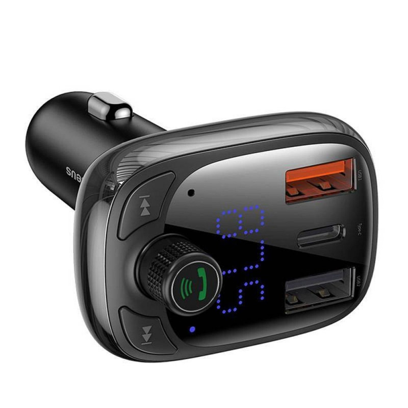 Universal Transmiter FM Bluetooth MP3with car charger 2 x USB + Type C 5A