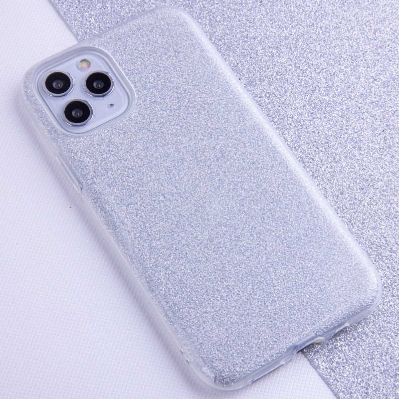 Viedtālruņa aizmugurējais vāciņš Samsung Galaxy A35 Glitter 3 in 1 Silver