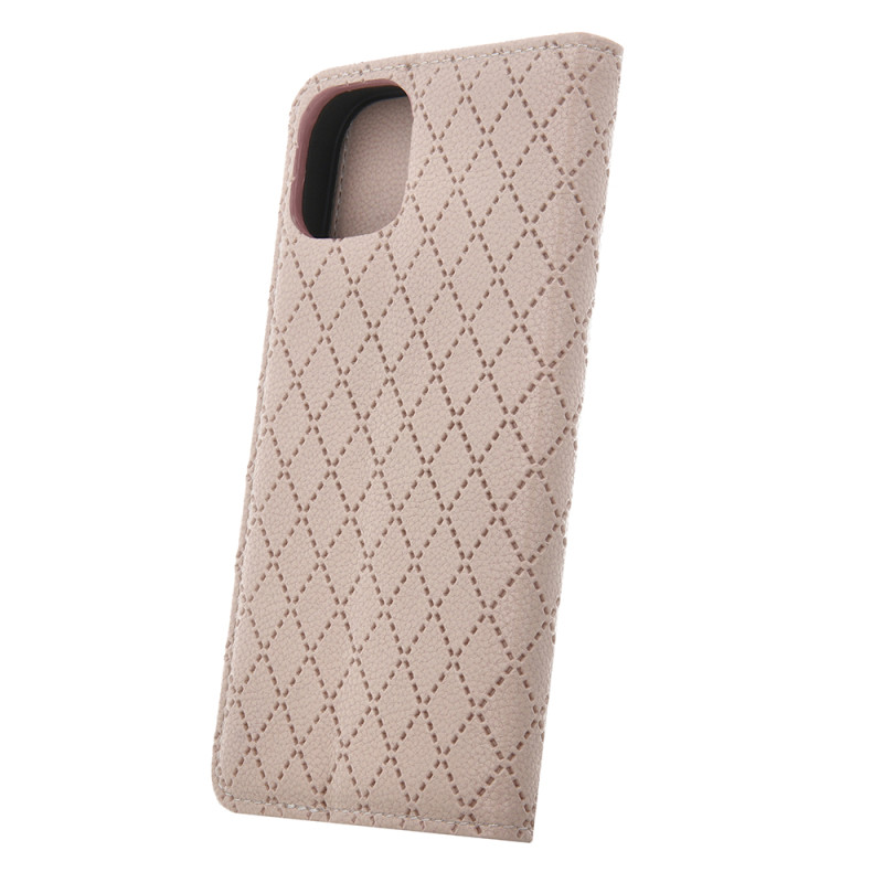 Viedtālruņa atveramais maciņš Samsung Galaxy A35 Smart Caro Beige