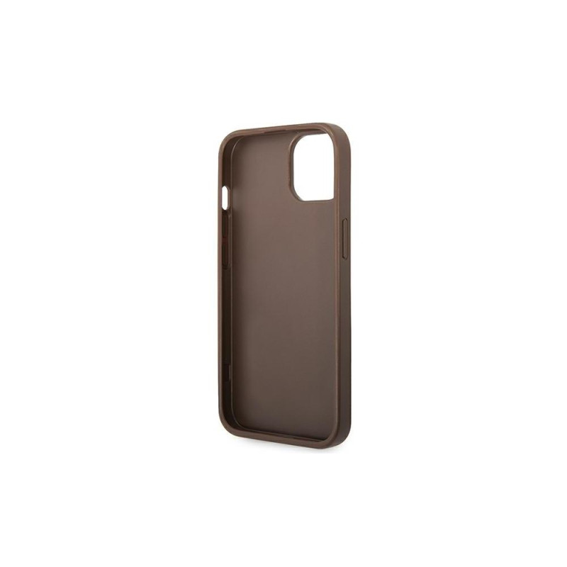 Viedtālruņa aizmugurējais vāciņš Apple iPhone 14 Pro 4G Metal Logo Brown