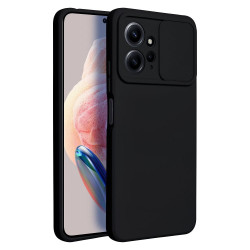 Viedtālruņa aizmugurējais vāciņš Xiaomi Redmi Note 12 4G Camshield Slide Black