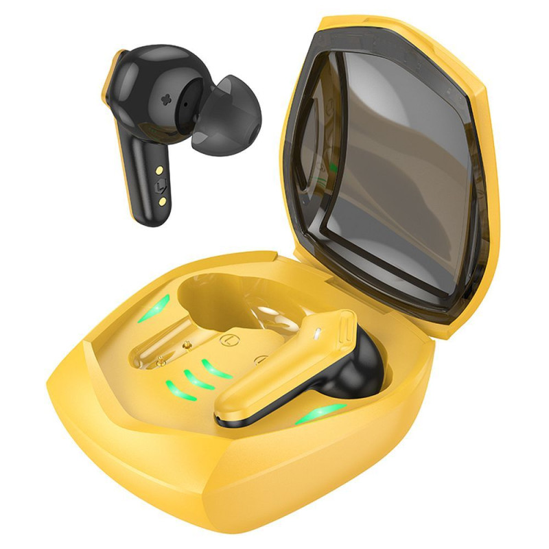 Bezvadu austiņas Bluetooth Earphones TWS EW28 Black, Yellow