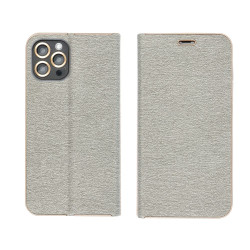 Viedtālruņa atveramais maciņš Samsung Galaxy A55 5G Luna Book Gold Silver