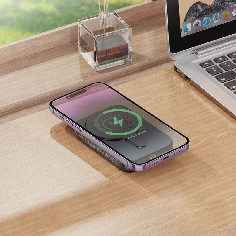 Universal Power Bank HOCO with wireless charging support MagSafe - 10 000mAh PD 20W J117A|ibest.lt