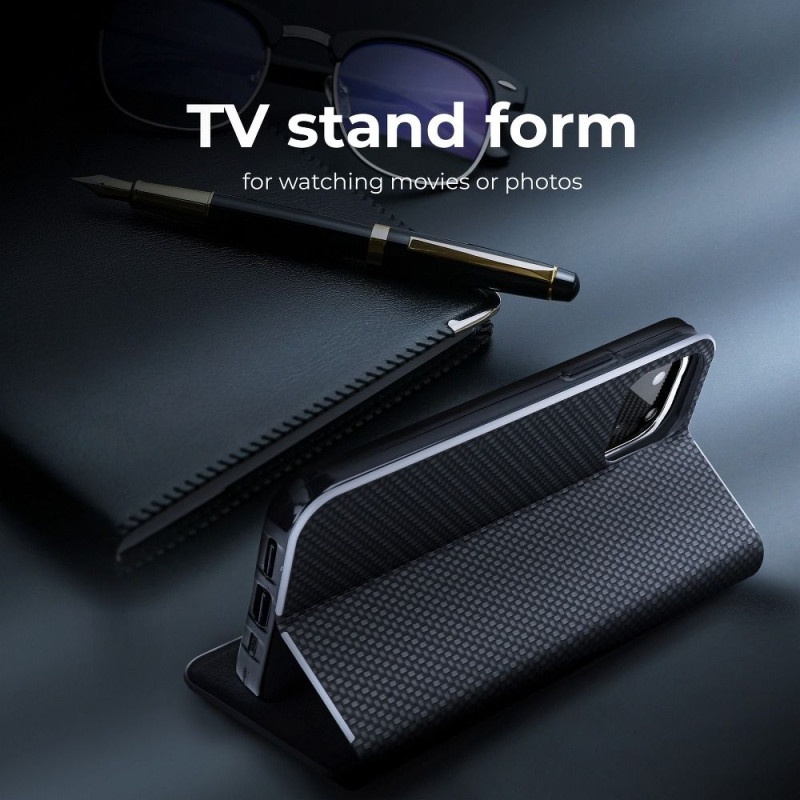 Viedtālruņa atveramais maciņš Samsung Galaxy S20 FE Luna Book Black