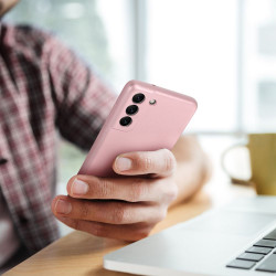 Viedtālruņa aizmugurējais vāciņš Samsung Galaxy A15 Pink