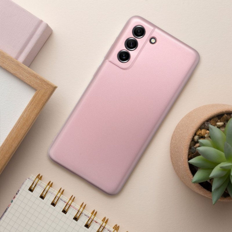 Viedtālruņa aizmugurējais vāciņš Samsung Galaxy A15 Metallic Pink