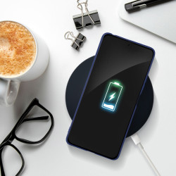 Viedtālruņa aizmugurējais vāciņš Huawei P30 Lite Soft Dark Blue