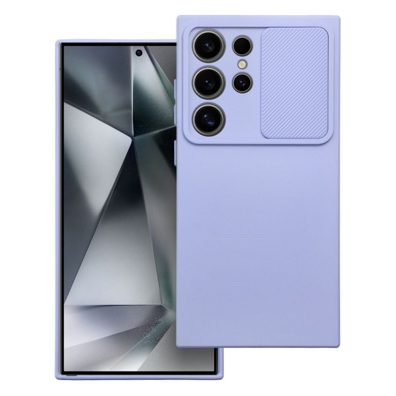 Viedtālruņa aizmugurējais vāciņš Samsung Galaxy S24 Ultra Camshield Slide Lavanda