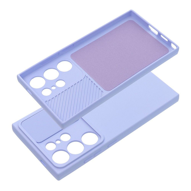 Viedtālruņa aizmugurējais vāciņš Samsung Galaxy S24 Ultra Camshield Slide Lavanda
