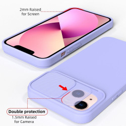 Viedtālruņa aizmugurējais vāciņš Samsung Galaxy S24 Ultra Camshield Slide Lavanda