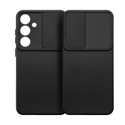 Viedtālruņa aizmugurējais vāciņš Samsung Galaxy S24 Plus Slide Case Black