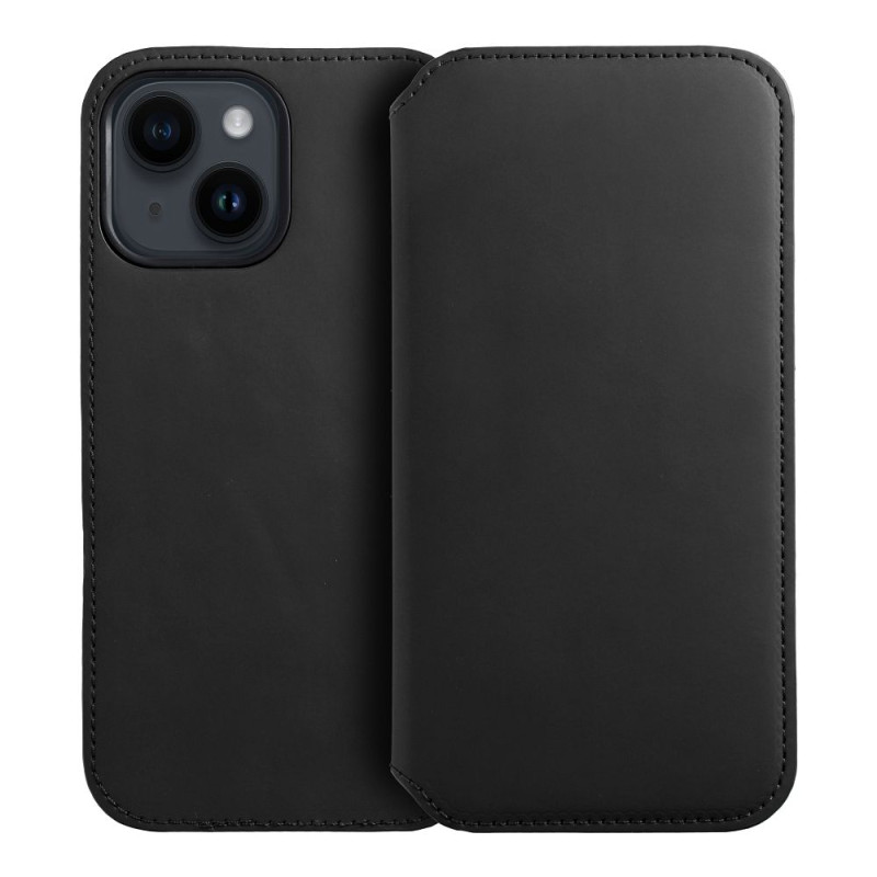 Viedtālruņa atveramais maciņš Samsung Galaxy A25 5G Dual Pocket Book Black