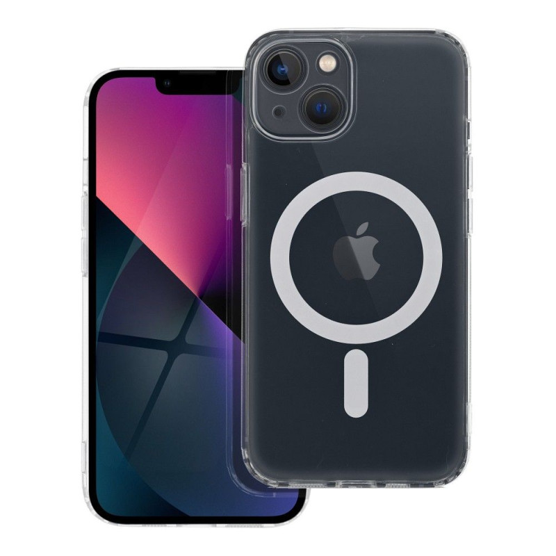 Viedtālruņa aizmugurējais vāciņš Apple iPhone 13 Frost Mag cover camera protection Transparent