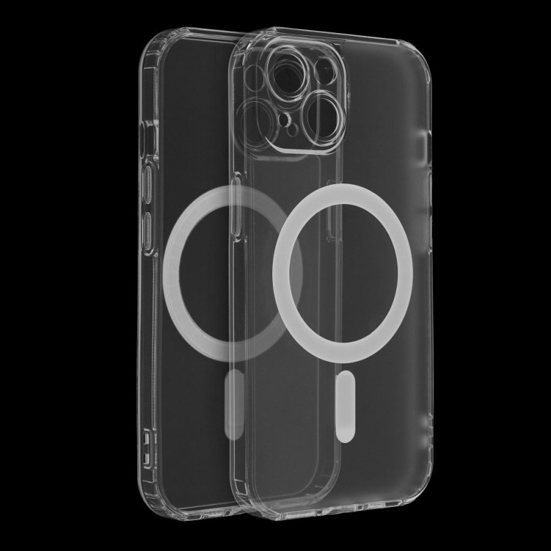 Viedtālruņa aizmugurējais vāciņš Apple iPhone 13 Frost Mag cover camera protection Transparent