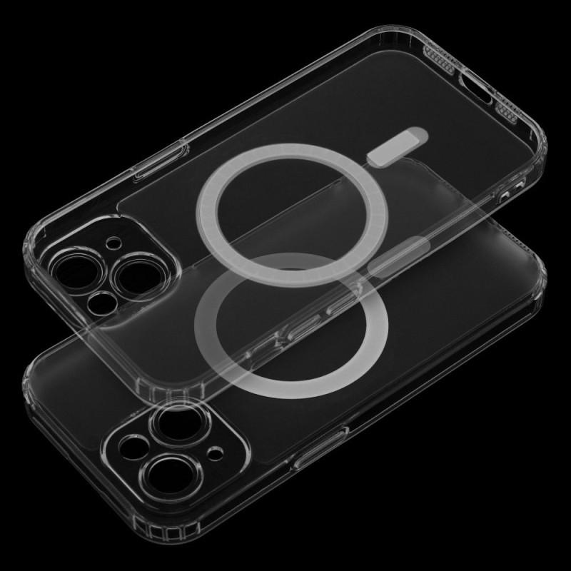 Viedtālruņa aizmugurējais vāciņš Apple iPhone 13 Frost Mag cover camera protection Transparent