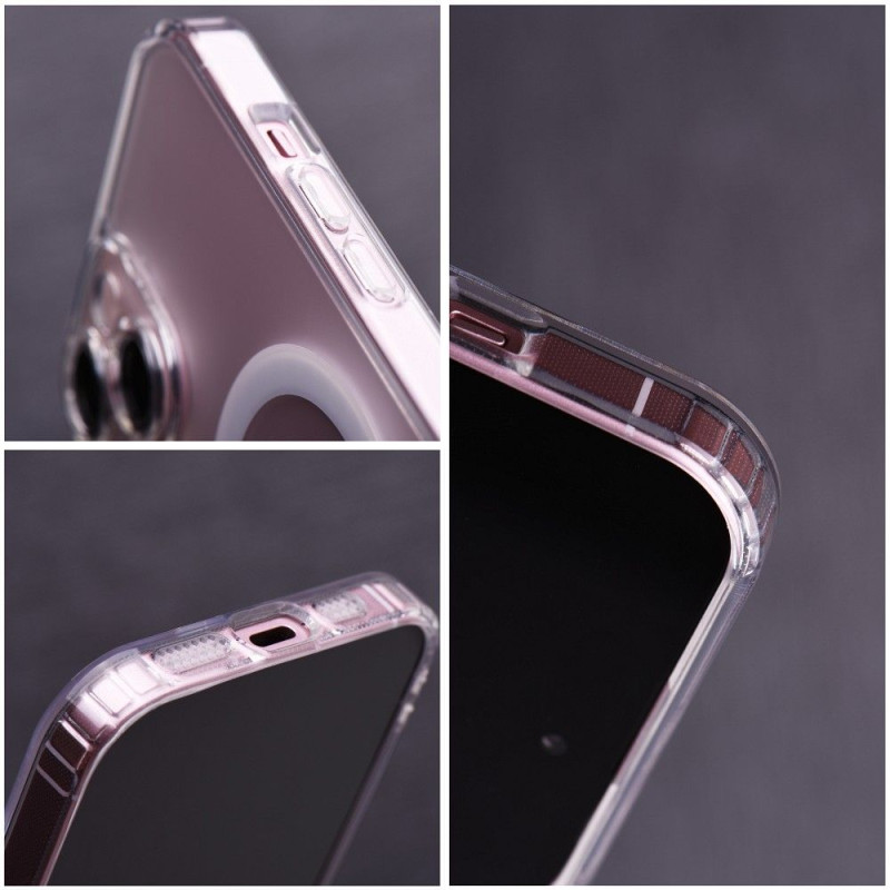 Viedtālruņa aizmugurējais vāciņš Apple iPhone 13 Frost Mag cover camera protection Transparent