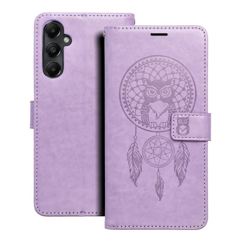 Viedtālruņa atveramais maciņš Samsung Galaxy A05S Mezzo Book Dreamcatcher Purple
