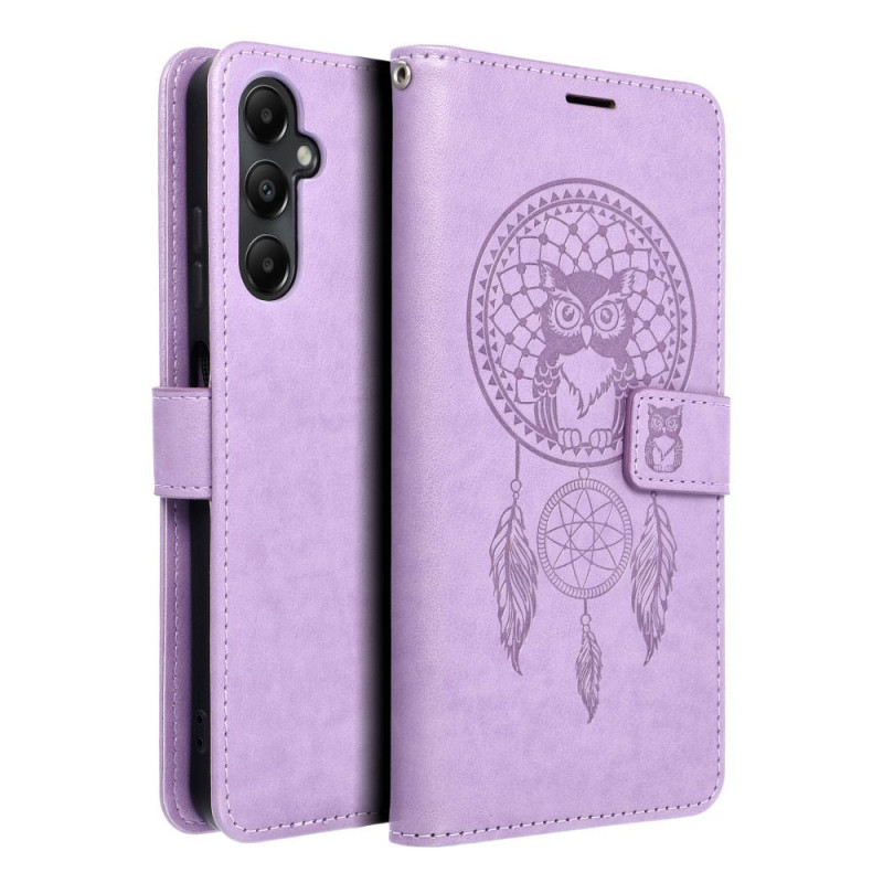 Viedtālruņa atveramais maciņš Samsung Galaxy A05S Mezzo Book Dreamcatcher Purple