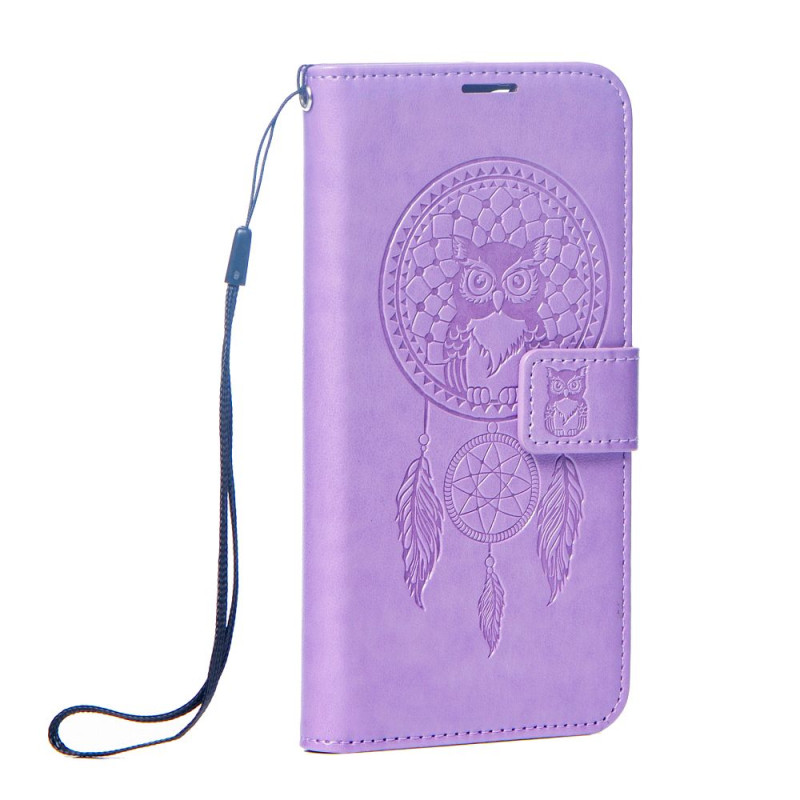 Viedtālruņa atveramais maciņš Samsung Galaxy A05S Mezzo Book Dreamcatcher Purple