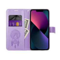 Viedtālruņa atveramais maciņš Samsung Galaxy A05S Mezzo Book Dreamcatcher Purple