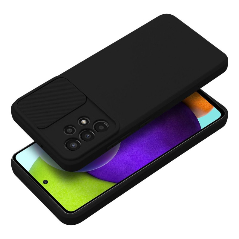 Viedtālruņa aizmugurējais vāciņš Samsung Galaxy A55 5G Camshield Slide Black