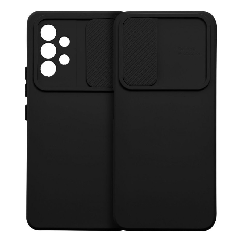 Viedtālruņa aizmugurējais vāciņš Samsung Galaxy A55 5G Camshield Slide Black