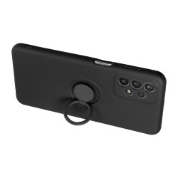Viedtālruņa aizmugurējais vāciņš Samsung Galaxy A05S Silicone Ring Black