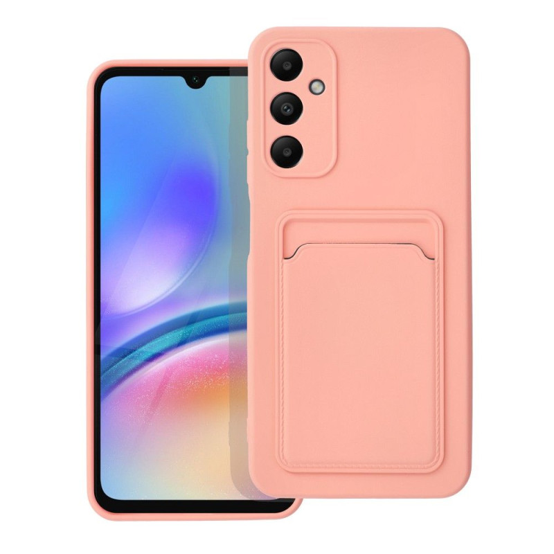 Viedtālruņa aizmugurējais vāciņš Samsung Galaxy A05S CARD Case Pink