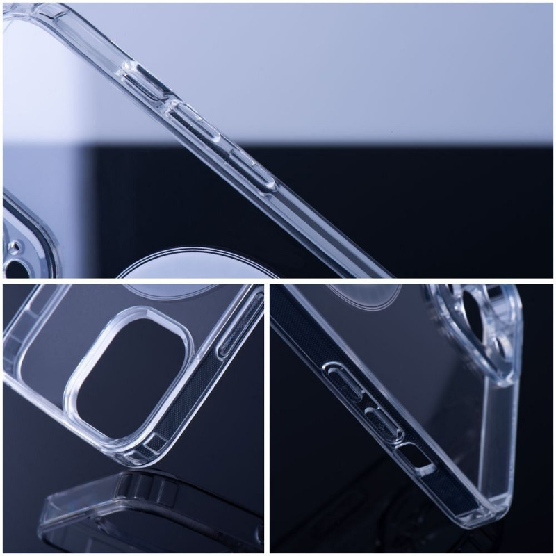 Viedtālruņa aizmugurējais vāciņš Apple iPhone 15 Pro Mag Cover Transparent