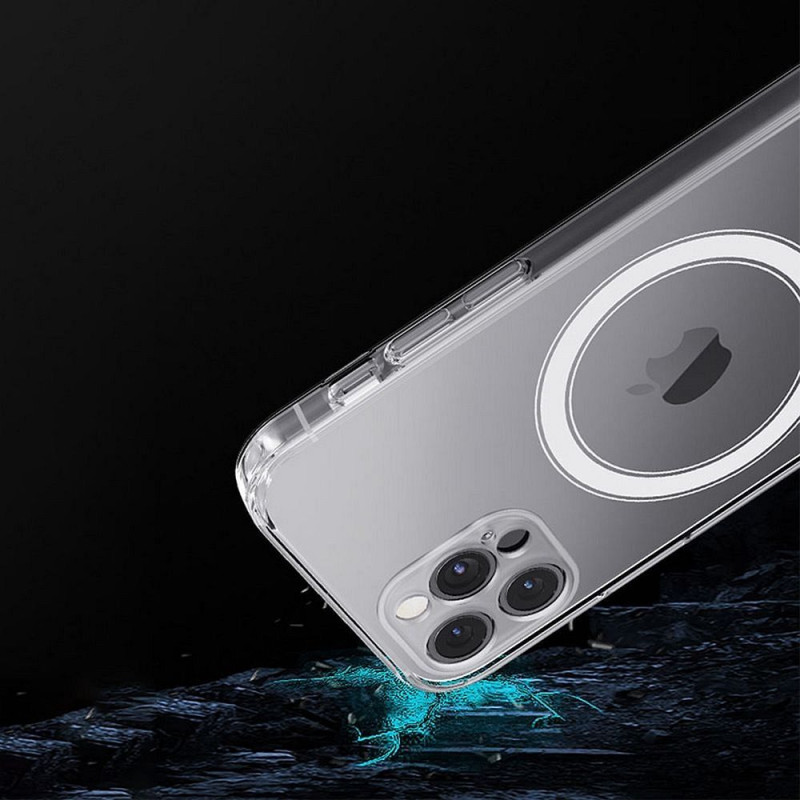 Viedtālruņa aizmugurējais vāciņš Apple iPhone 15 Pro Mag Cover Transparent