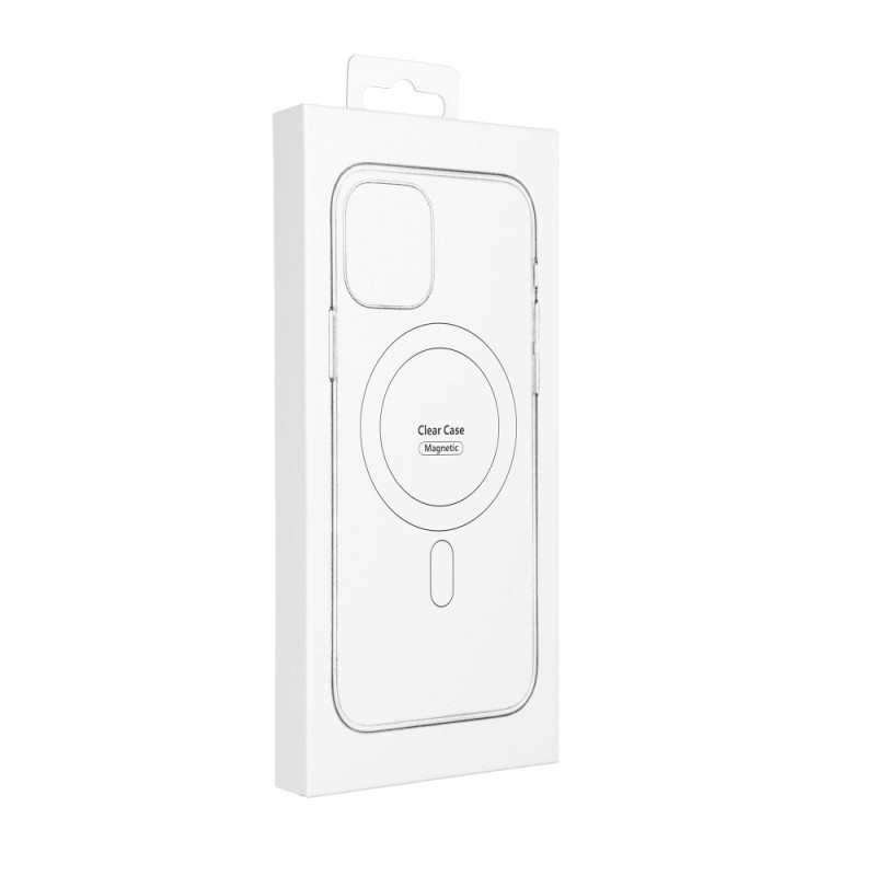Viedtālruņa aizmugurējais vāciņš Apple iPhone 15 Pro Mag Cover Transparent