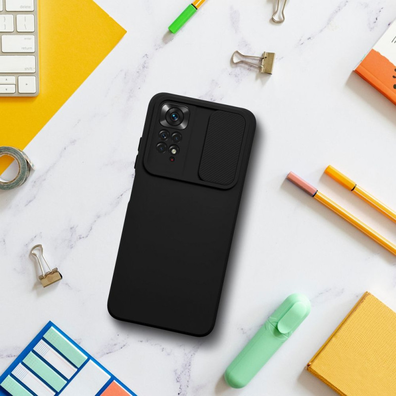 Viedtālruņa aizmugurējais vāciņš Xiaomi Redmi 9C Melna
